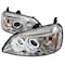 Spec-D Tuning 01-03 Honda Civic Halo LED Projector Chrome 2LHP-CV01-TM - alternate 1